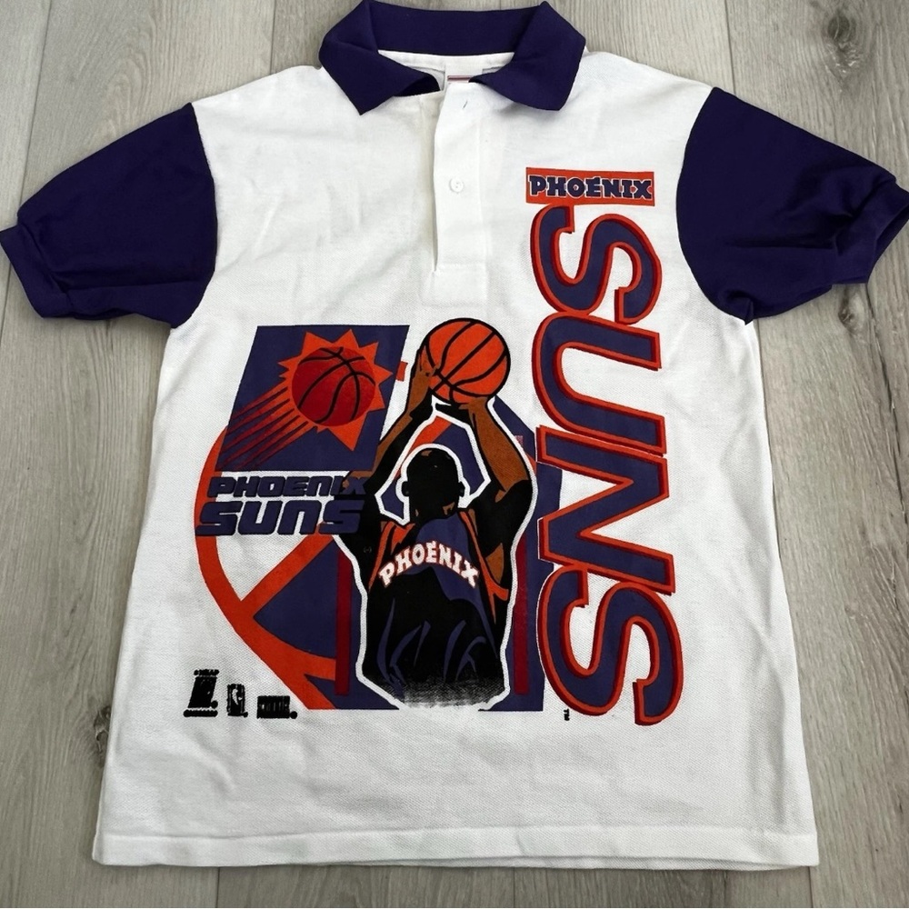 Vintage 90’s Phoenix Suns TShirt Jersey Polo